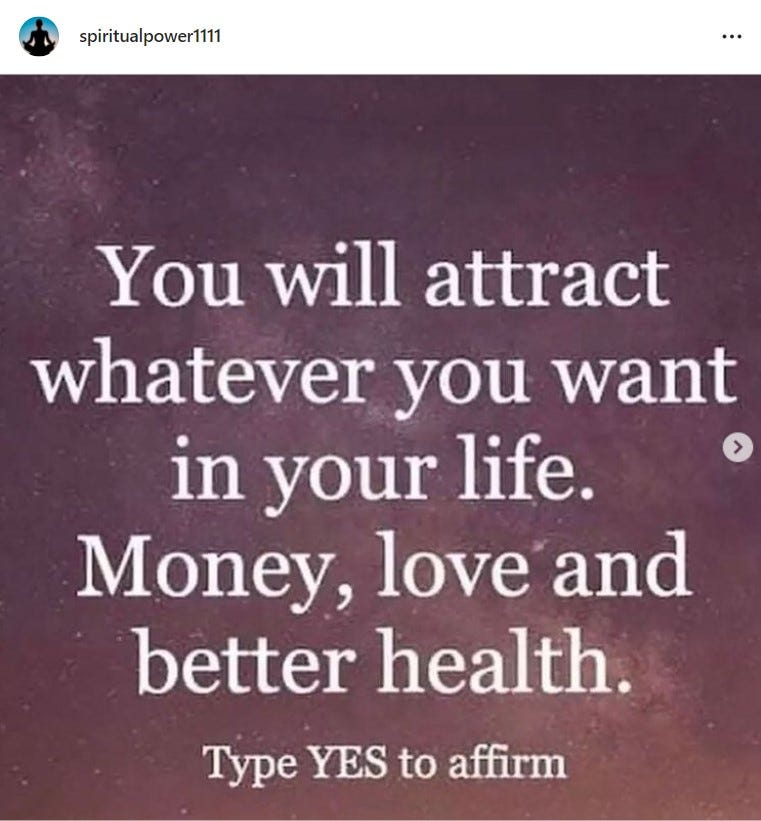 Inspirational quote about the Law of Attraction