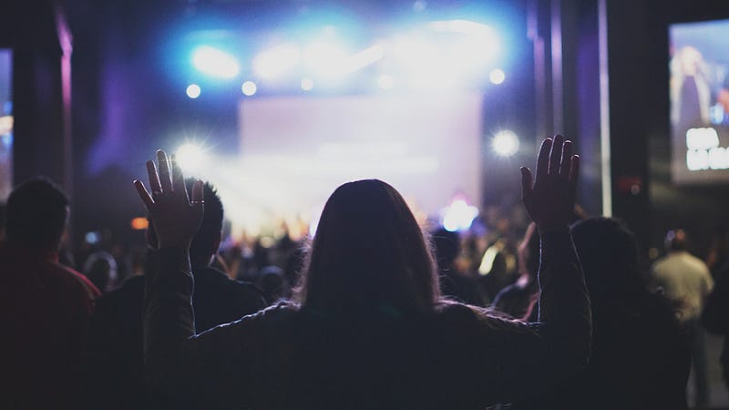 Spiritual gathering in prayer