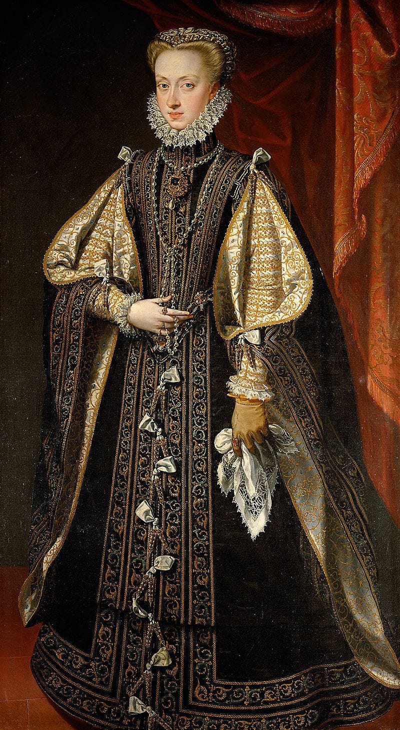 A Lady in Elizabethan Fashion