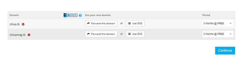 DNS configuration option