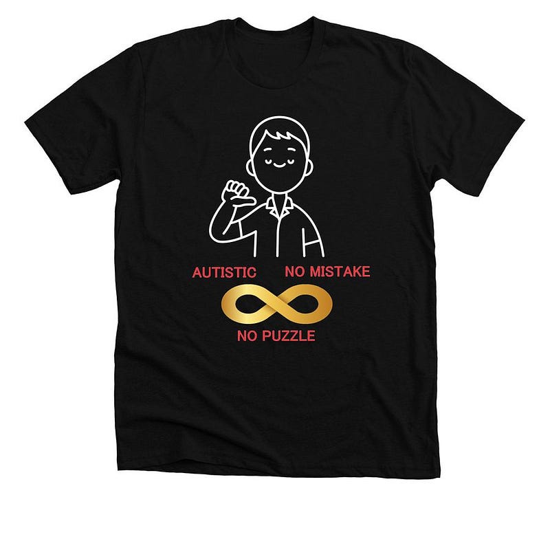 Proud Autistic T-shirt design