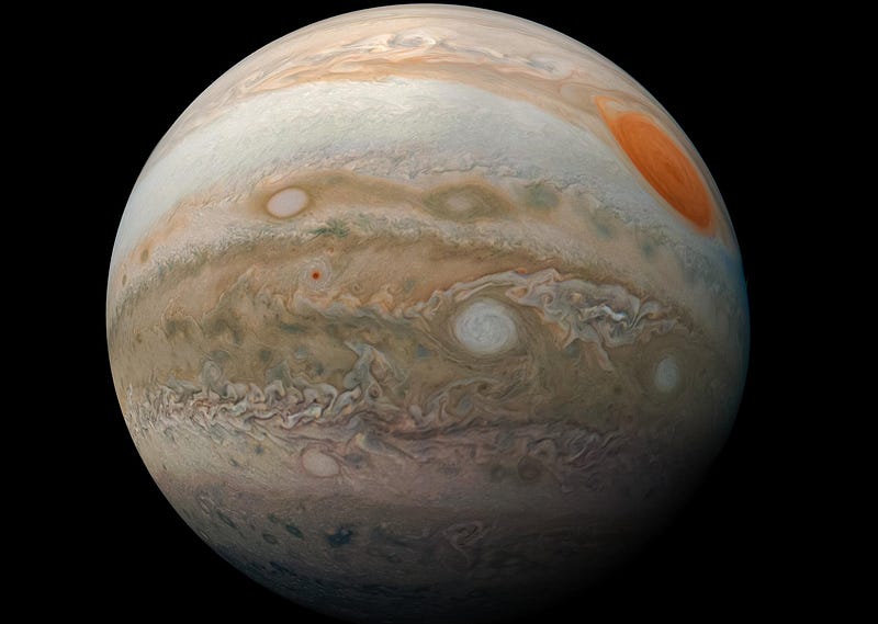 Jupiter's complex atmospheric structure as revealed by Juno