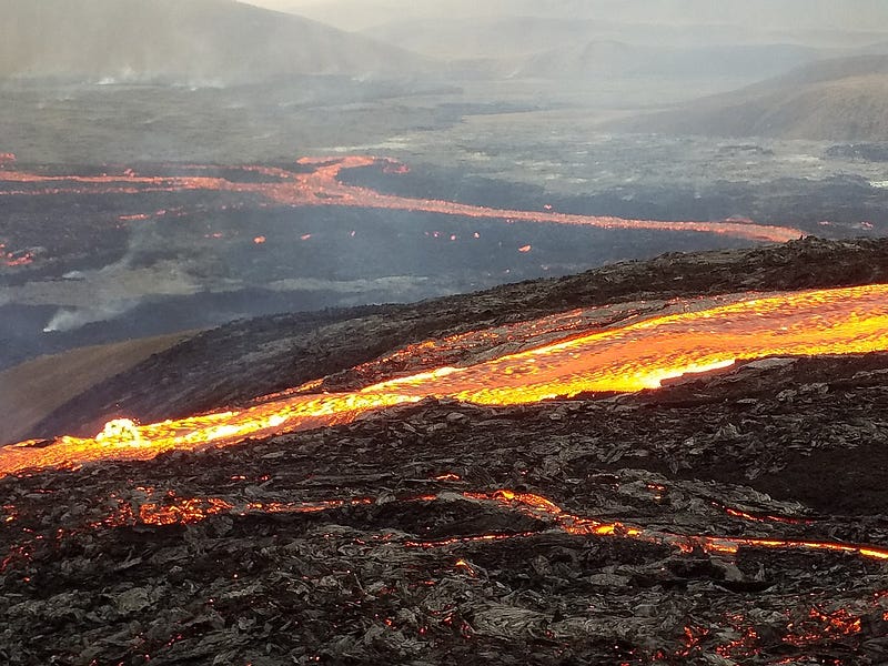 Volcanic eruption in Iceland's Reykjanes Peninsula