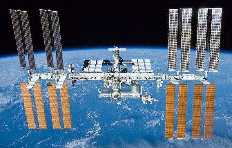 The International Space Station in orbit