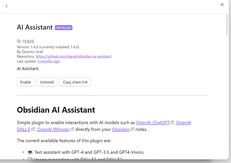 AI Assistant Plugin Overview