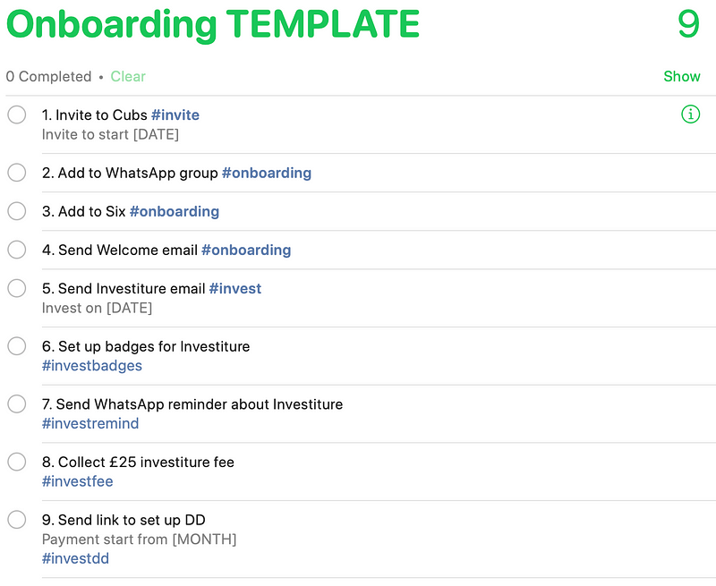 Template Creation for Cub Scouts