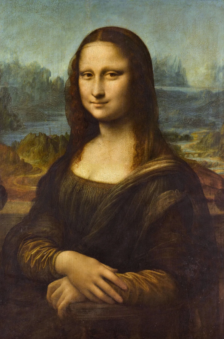 Mona Lisa image sourced from Pinterest