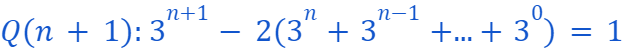 Resulting formula for the inductive step