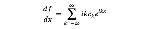 Differentiation of Fourier series