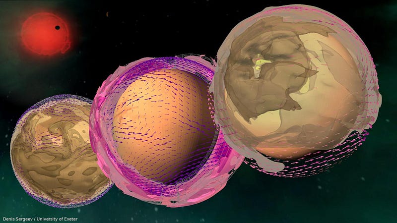 Visualization of wind speeds and dust concentrations on exoplanets