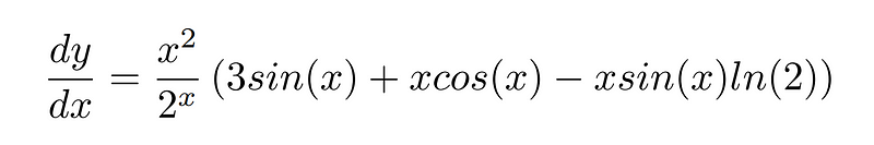 Summary formulas