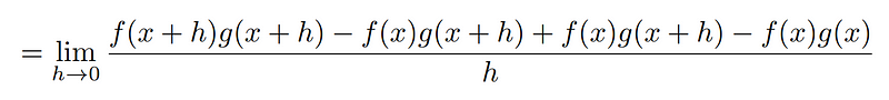 Product rule simplification